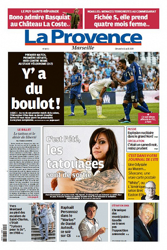 La Provence Marseille - Dimanche 11 Août 2019