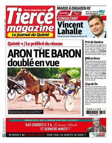 Tiercé Magazine - Lundi 12 Août 2019