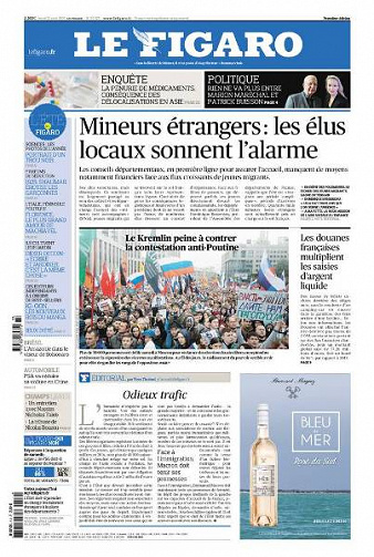 Le Figaro du Lundi 12 Août 2019