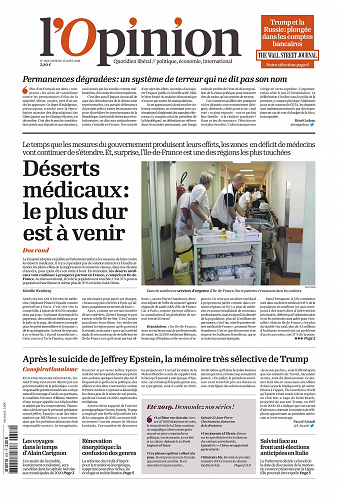 L’Opinion du Lundi 12 Août 2019