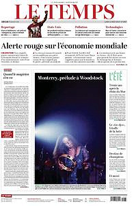 Le Temps du Lundi 12 Août 2019