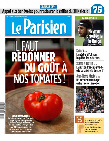 Le Parisien du Mardi 13 Août 2019