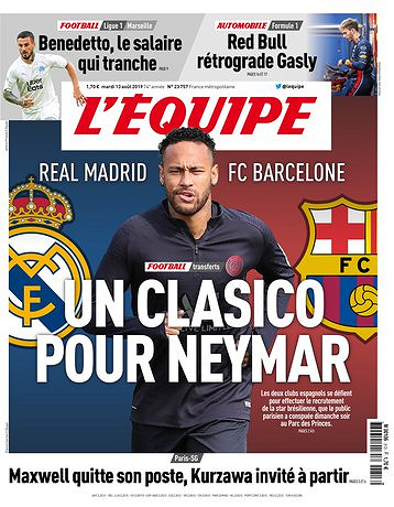 L’equipe du Mardi 13 Août 2019