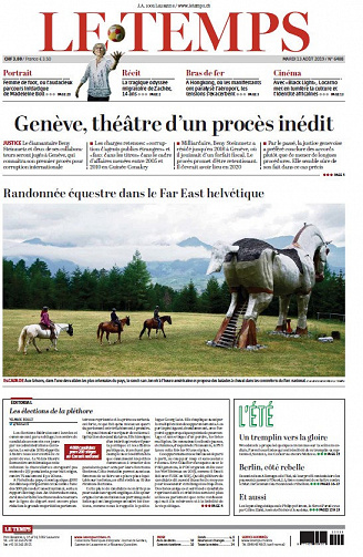 Le Temps - Mardi 13 Août 2019