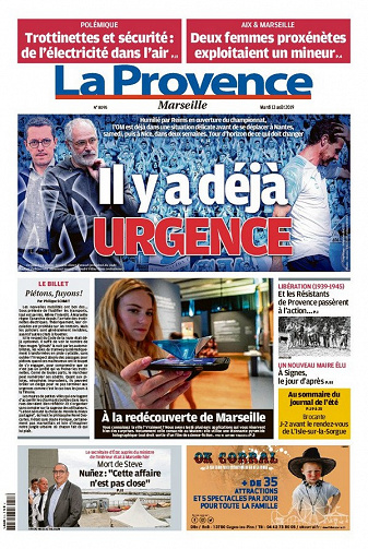 La Provence Marseille - Mardi 13 Août 2019