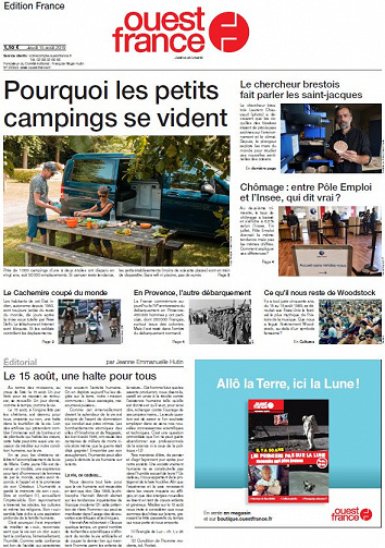 Ouest France - Jeudi 15 Août 2019