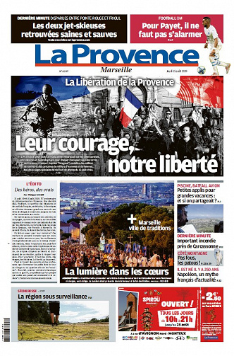 La Provence Marseille - Jeudi 15 Août 2019