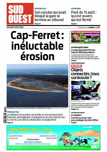 Sud Ouest Bassin d’Arcachon - Jeudi 15 Août 2019
