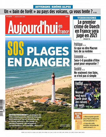 Aujourd’hui en France - Jeudi 15 Août 2019
