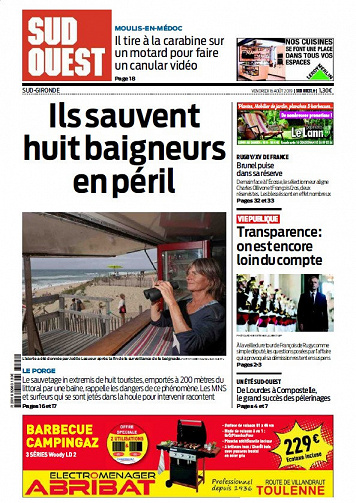 Sud Ouest Sud-Gironde - Vendredi 16 Août 2019