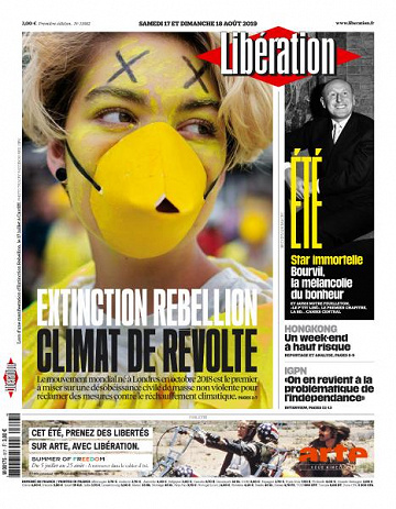 Libération du Samedi 17 et Dimanche 18 Août 2019