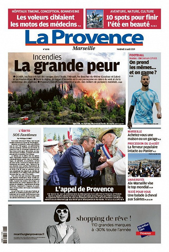 La Provence Marseille - Vendredi 16 Août 2019
