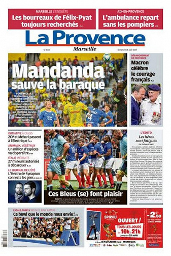 La Provence Marseille - Dimanche 18 Août 2019