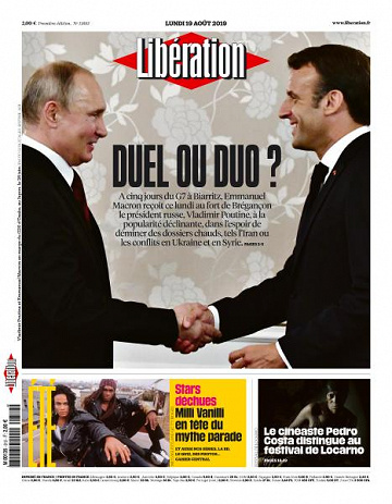 Libération du Lundi 19 Août 2019