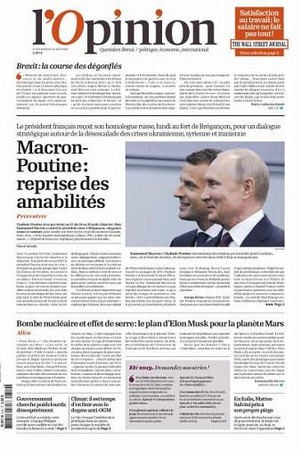 L’Opinion du Lundi 19 Août 2019