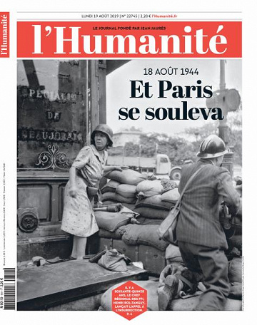 L’Humanite du Lundi 19 Août 2019