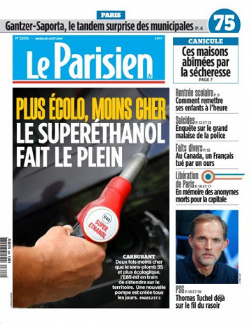 Le Parisien du Mardi 20 Août 2019