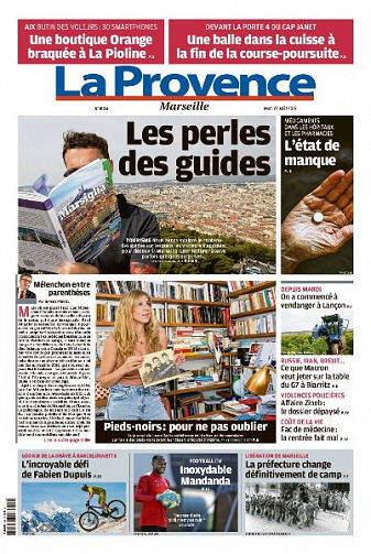 La Provence Marseille du Jeudi 22 Août 2019
