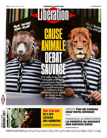 Libération du Vendredi 23 Août 2019