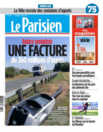 Le Parisien du Vendredi 23 Août 2019