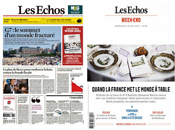 Pack Les Échos + Les Échos Week-End- Vendredi 23 Août 2019