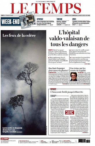 Le Temps - Samedi 24 et Dimanche 25 Août 2019