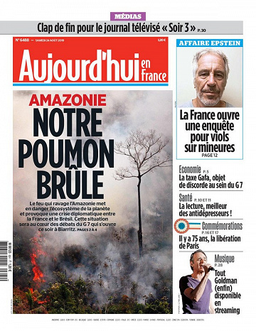 Aujourd’hui en France - Samedi 24 Août 2019
