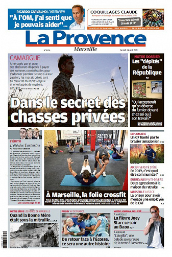La Provence Marseille - Samedi 24 Août 2019