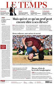Le Temps du Lundi 26 Août 2019