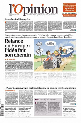 L’Opinion du Lundi 26 Août 2019