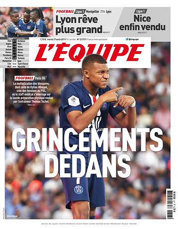 L’equipe du Mardi 27 Août 2019