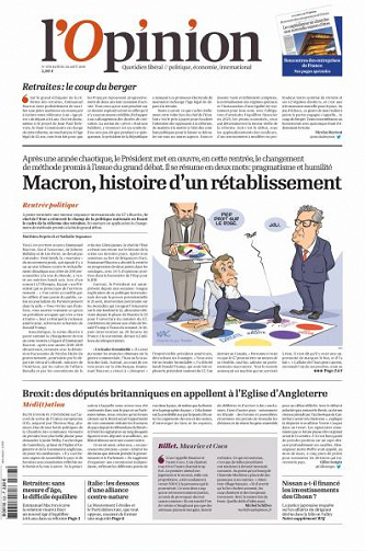 L’Opinion du Mercredi 28 Août 2019