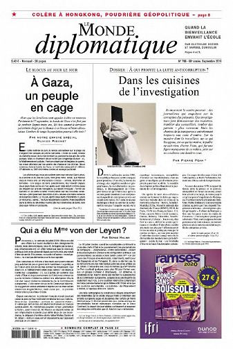 Le Monde diplomatique N°786 - Septembre 2019