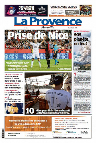 La Provence Marseille - Jeudi 29 Août 2019