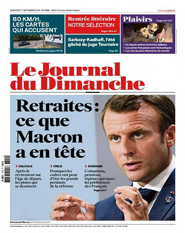 Le Journal du Dimanche - 1er Septembre 2019
