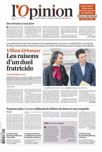 L’Opinion du Lundi 2 Septembre 2019