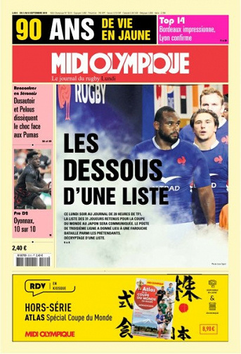 Midi Olympique Rouge - 2 Septembre 2019