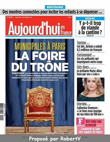 Aujourd’hui en France - Mercredi 4 Septembre 2019