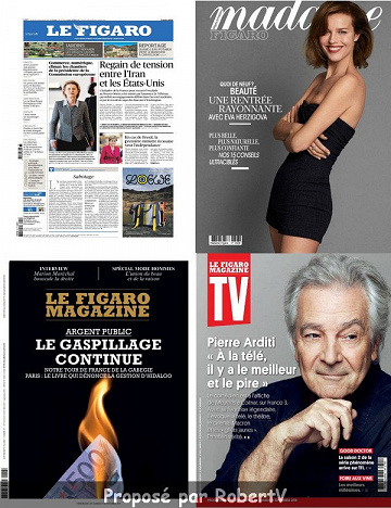 Pack Le Figaro et ses 3 suppléments - Vendredi 6 Septembre 2019
