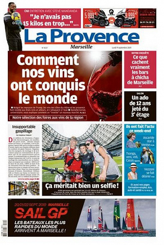 La Provence Marseille - Lundi 9 Septembre 2019