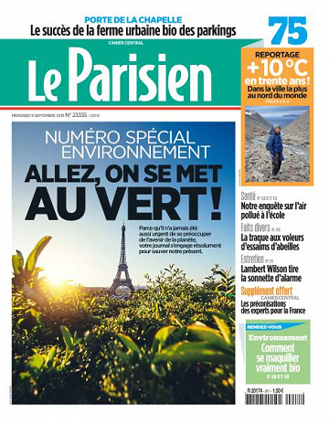 Le Parisien du Mercredi 11 Septembre 2019