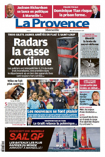La Provence Marseille - Mercredi 11 Septembre 2019