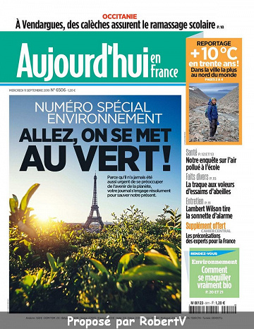 Aujourd’hui en France - Mercredi 11 Septembre 2019