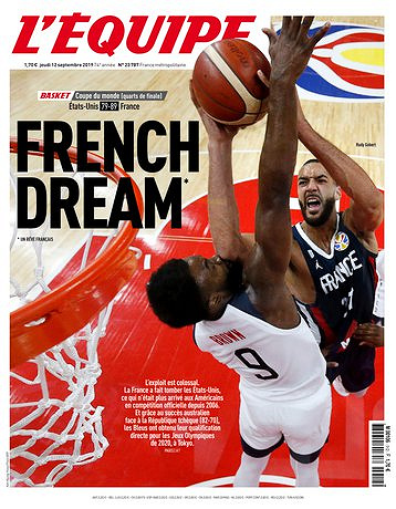 L’equipe du Jeudi 12 Septembre 2019