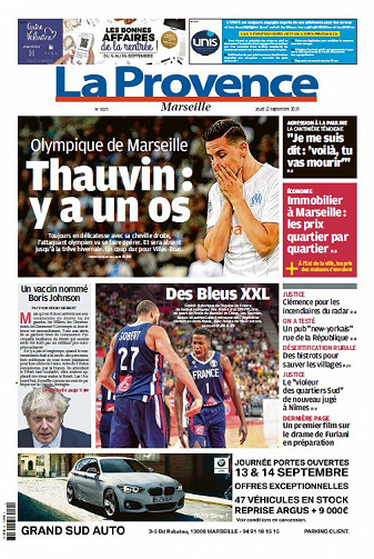 La Provence Marseille - Jeudi 12 Septembre 2019