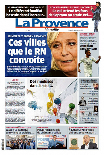 La Provence Marseille - Dimanche 15 Septembre 2019