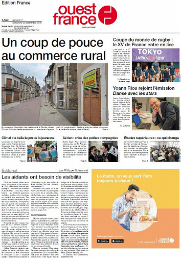Ouest France - Samedi 21 Septembre 2019