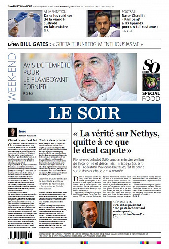 Le Soir - Samedi 21 et Dimanche 22 Septembre 2019
