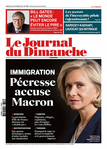 Le Journal du Dimanche - 22 Septembre 2019