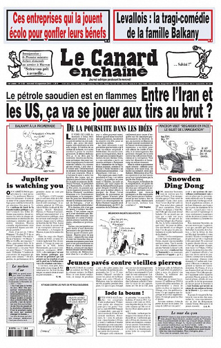 Le Canard Enchainé - 18 au 25 Septembre 2019